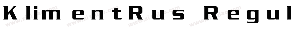 KlimentRus Regular字体转换